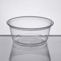 Choice 3.25 oz. Clear Plastic Souffle Cup / Portion Cup - 2500/Case