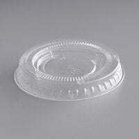 Choice PET Plastic Lid for 0.5 to 1.25 oz. Souffle Cup / Portion Cup - 2500/Case