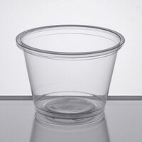 Choice 2.5 oz. Clear Plastic Souffle Cup / Portion Cup - 100/Pack
