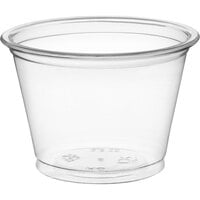 Choice 2.5 oz. Clear Plastic Souffle Cup / Portion Cup - 100/Pack