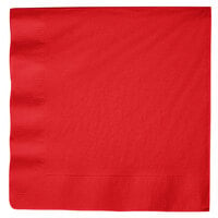 Classic Red 3-Ply Dinner Napkin, Paper - Creative Converting 591031B - 25/Pack