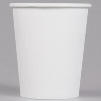 8 oz. White Customizable Coffee Cup Sleeve - 1800/Case