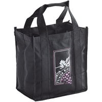 Non-Woven Six Bottle Wine Carrier - 50/Case