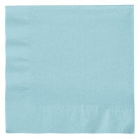 Creative Converting 139179135 Pastel Blue 2-Ply 1/4 Fold Luncheon Napkin - 50/Pack