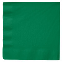 Emerald Green 3-Ply Dinner Napkin, Paper - Creative Converting 59112B - 25/Pack