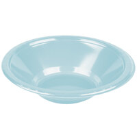 Creative Converting 28157051 12 oz. Pastel Blue Plastic Bowl - 20/Pack