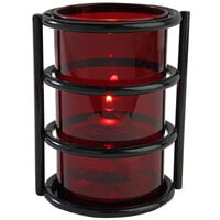 Sterno 80390 Epic 5 inch Red Lamp