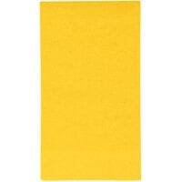 Creative Converting 951021 School Bus Yellow 3-Ply Guest Towel / Buffet Napkin - 16/Pack