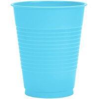 Creative Converting 28103981 16 oz. Bermuda Blue Plastic Cup - 20/Pack