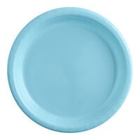 Creative Converting 28157011 7" Pastel Blue Plastic Plate - 20/Pack