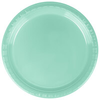Creative Converting 318877 7 inch Fresh Mint Green Plastic Plate - 20/Pack