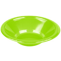Creative Converting 28312351 12 oz. Fresh Lime Green Plastic Bowl - 20/Pack