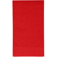 Creative Converting 951031 Classic Red 3-Ply Guest Towel / Buffet Napkin - 16/Pack