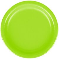 Creative Converting 793123B 7 inch Fresh Lime Green Paper Plate - 24/Pack