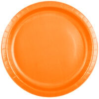 Creative Converting 50191B 10" Sunkissed Orange Paper Plate - 24/Pack