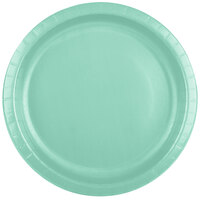 Creative Converting 318876 10 inch Fresh Mint Green Paper Plate - 24/Pack