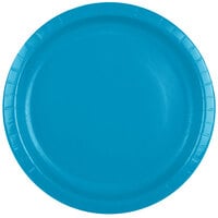 Creative Converting 503131B 10" Turquoise Blue Paper Plate - 24/Pack