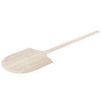 12 inch x 14 inch Wooden Tapered Pizza Peel with 28 inch Handle