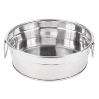 American Metalcraft STUB93 9 1/8 inch x 3 1/8 inch Round Stainless Steel Metal Tub