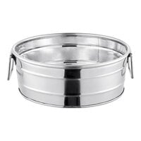 American Metalcraft STUB83 8 1/8" x 3 1/8" Round Stainless Steel Metal Tub