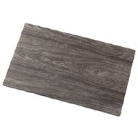 American Metalcraft MPLA 20 7/8" x 12 1/2" Elm Melamine Serving Board