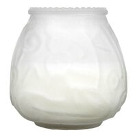 Sterno 40194 4 1/8 inch Frost Venetian Candle - 12/Pack