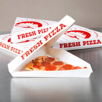 6 Plastic Packs Pizza Slice Container Tray and Saver The best idea to serv... 