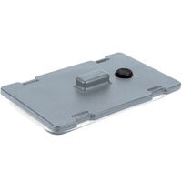 Cambro 6322401 Slate Blue Camtainer Lid with Vent and Gasket