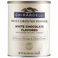 Ghirardelli 3.12 lb. Sweet Ground White Chocolate Flavored Powder