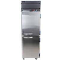 Beverage-Air HFS1HC-1HS Horizon Series 26 inch Solid Half Door Reach-In Freezer with Stainless Steel Interior