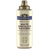 Ghirardelli 12 fl. oz. (16 oz.) White Chocolate Flavoring Sauce