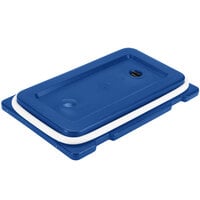 Cambro 6322186 Navy Blue Camtainer Lid with Vent and Gasket