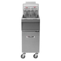 Vulcan 1GR35M-1 35-40 lb. Natural Gas Floor Fryer - 90,000 BTU