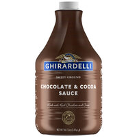 Ghirardelli 64 fl. oz. Sweet Ground Chocolate & Cocoa Flavoring Sauce