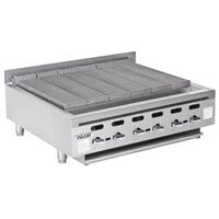 Vulcan VACB36 - 101 Achiever 36" Medium-Duty Radiant Natural Gas Charbroiler - 102,000 BTU