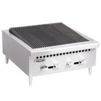 Vulcan VCRB25-1 Natural Gas 25 inch Low Profile Radiant Charbroiler - 58,000 BTU
