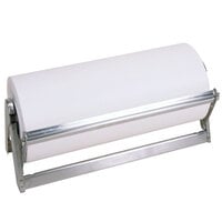 Bulman A503-24 Standard 24" Stainless Steel All-In-One Counter Mount / Freestanding Paper Dispenser / Cutter with Serrated Blade