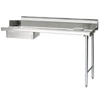 Eagle Group SDTR-36-16/4 36" Right Side 16 Gauge 430 Series Stainless Steel Soil Dish Table