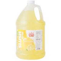 Carnival King 1 Gallon Lemon Slushy 5:1 Concentrate - 4/Case