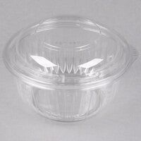 Dart PET16BCD PresentaBowls 16 oz. Clear Plastic Bowl with Dome Lid - 252/Case