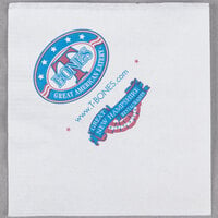 Choice White 1-Ply Customizable Beverage / Cocktail Napkins - 5000/Case