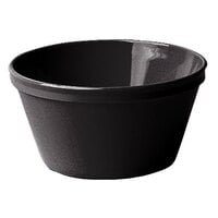 Cambro 35CW110 Camwear 8.4 oz. Black Polycarbonate Bouillon Bowl - 48/Case