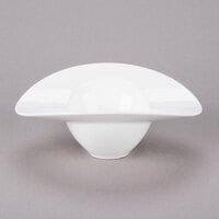 10 Strawberry Street SOMB-8BWL Somba 4 oz. Oval White Porcelain Rim Bowl - 24/Case