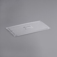 Cambro 10CWCH135 Camwear Full Size Clear Polycarbonate Handled Lid
