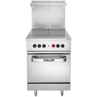 Vulcan EV24S-2HT2083 Endurance Series 24 inch Electric Range with 2 Hot Tops and Oven Base - 208V, 15 kW