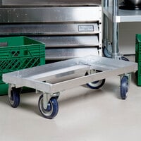 Channel MC1326 13 inch x 13 inch Milk Crate Dolly - 2 Stack Capacity