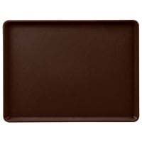 Cambro 1216D116 12 inch x 16 inch Brazil Brown Dietary Tray - 12/Case