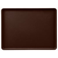 Cambro 1216D116 12" x 16" Brazil Brown Dietary Tray - 12/Case