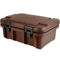 Cambro UPC160131 Camcarrier Ultra Pan Carrier® Dark Brown Top Loading 6" Deep Insulated Food Pan Carrier