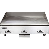Vulcan HEG36E 36 inch Electric Countertop Griddle with Snap-Action Thermostatic Controls - 208V, 1 Phase, 16.2 kW